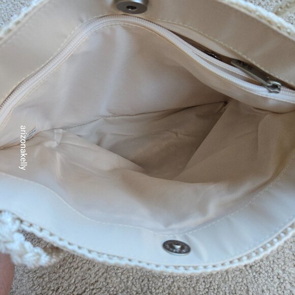 NWT The Sak Crochet Neutral Colors Bag - Picture 8 of 13